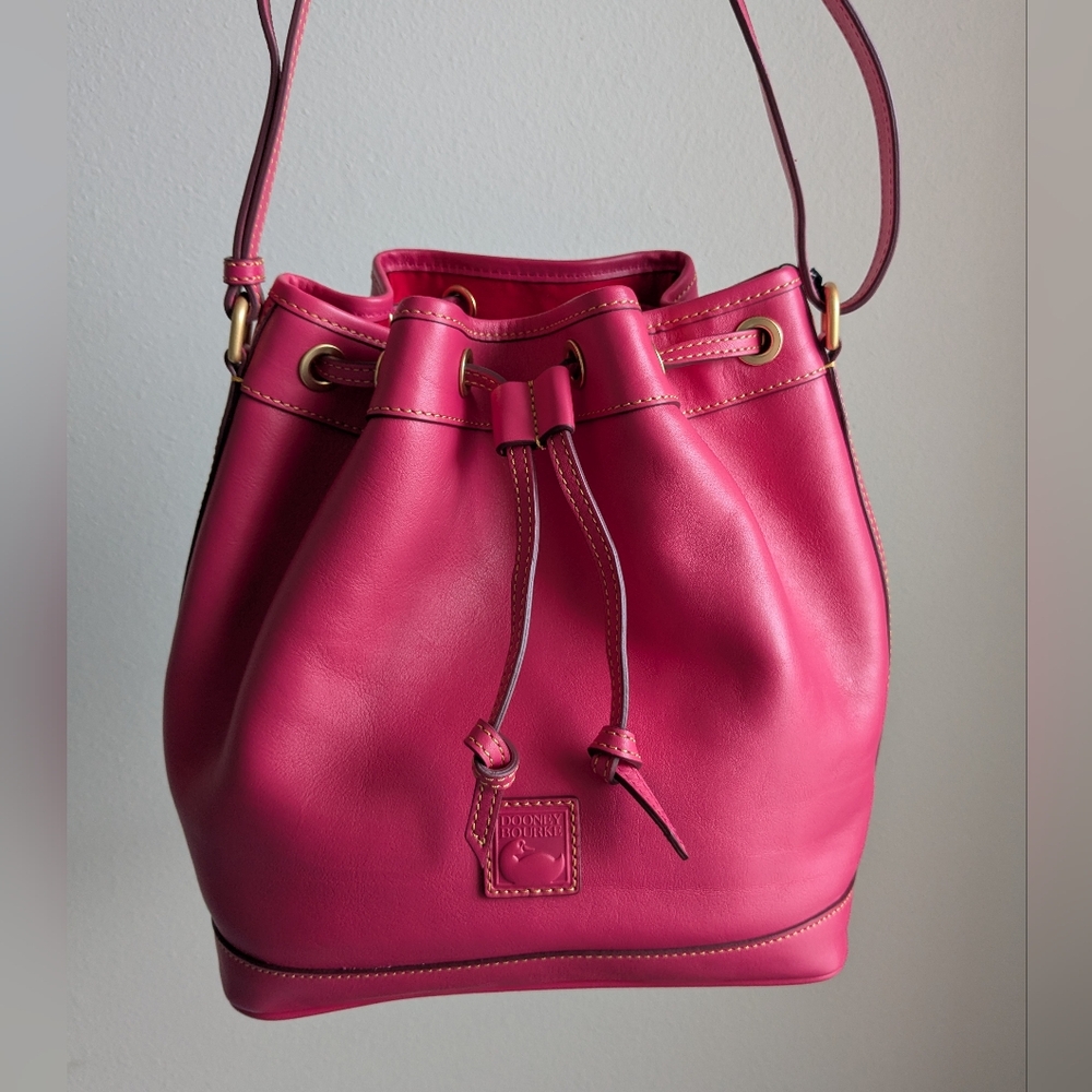 Dooney & Bourke Florentine Drawstring in Fuchsia